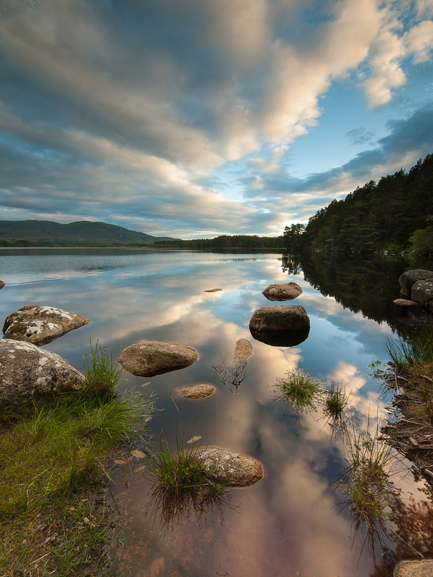 P7167163 
 Dusk, Loch Garten 
 Keywords: Cairngorms, E-3, Highlands, Loch Garten, Olympus, Scotland, landscapes, lochs, reflections, sunset