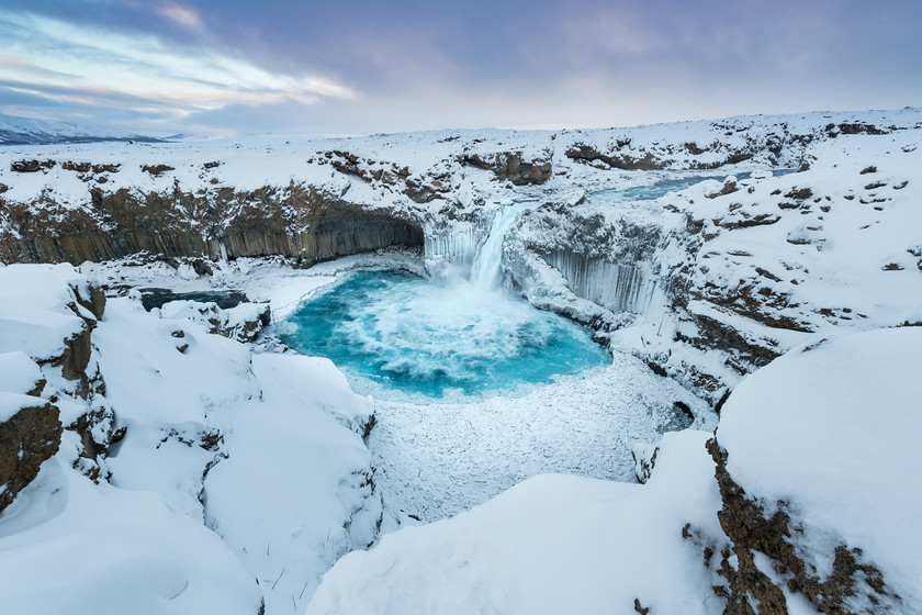 DSC4114 
 www.keithmuirphoto.co.uk 
 Keywords: Aldeyjarfoss, Arctic, Iceland, North East Iceland, WPH, cold, ice, landscapes, snow, travel, waterfall, winter