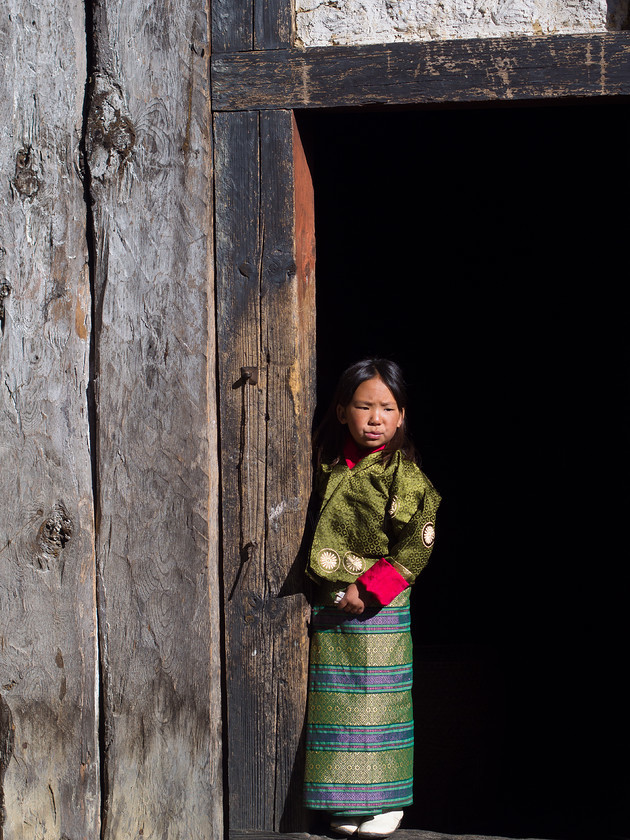 Girl in Green, Prakhar Tsechu 
 Keywords: Asia, Bhutan, Olympus, Prakhar, candid, dance, people, portrait, travel, tsechu