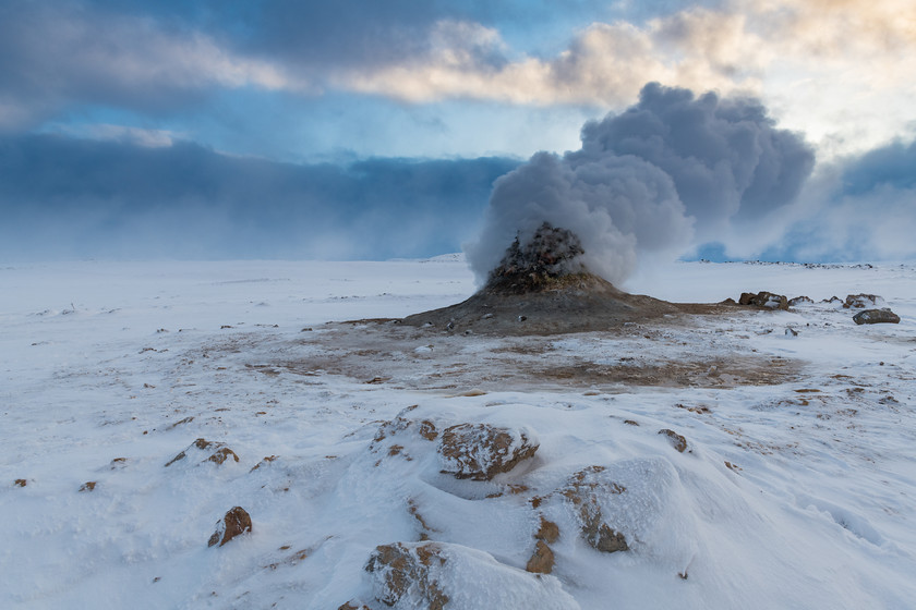 DSC4392 
 www.keithmuirphoto.co.uk 
 Keywords: Hverir, Iceland, Namafjall, Namafjall Hverir, North East Iceland, WPH, cold, geothermal, geothermal springs, landscapes, snow, travel, winter