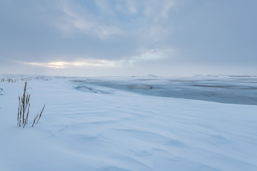 DSC4835-HDR 
 www.keithmuirphoto.co.uk 
 Keywords: Dimmuborgir, Iceland, Lake Mývatn, Myvatn, Mývatn, North East Iceland, WPH, cold, lake, landscapes, snow, travel, winter