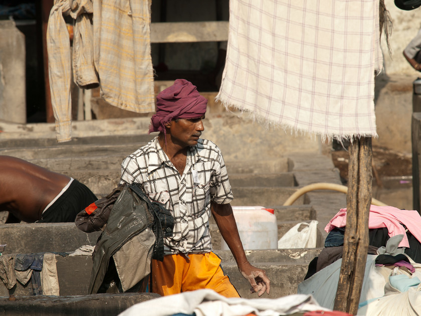 P1067839 
 Dobi Ghat, Mumbai 
 Keywords: E-3, India, Mumbai, Olympus, candid, people, travel