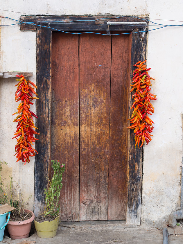 Drying Chillies, Paro 
 Keywords: Bhutan, Paro, Western Bhutan, travel