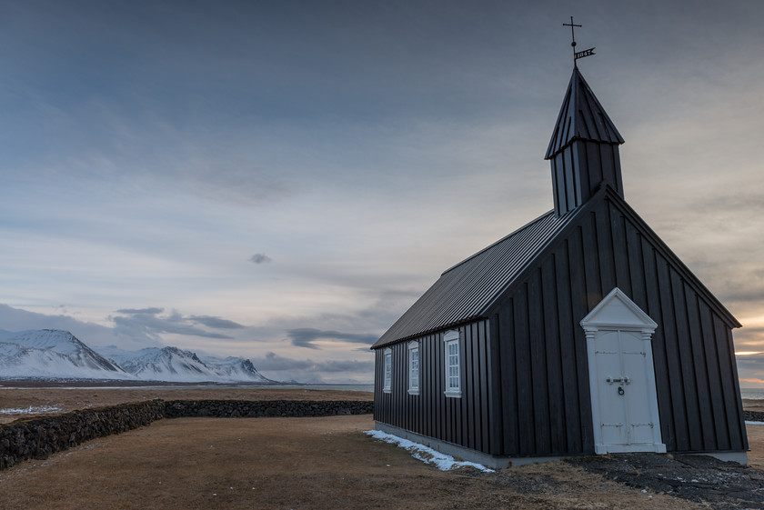 DSC 0745 
 Keywords: Budir, Iceland, Snaefellsnes, dawn, landscapes, sunrise, travel, winter