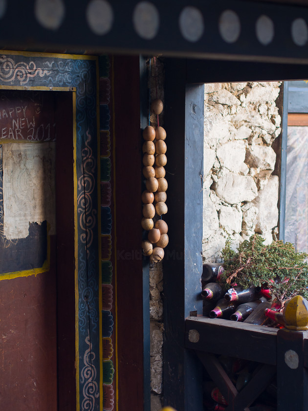 Doorway, Merak 
 Keywords: Bhutan, Eastern Bhutan, Merak, Olympus