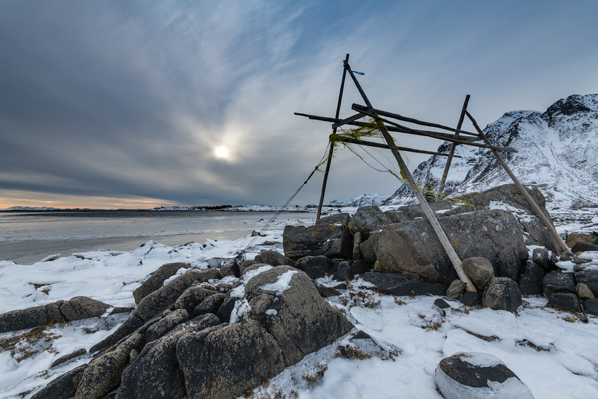 DSC1907 
 www.keithmuirphoto.co.uk 
 Keywords: Arctic, D850, Lofoten, Norway, Straumsbukta, WPH, Wild Photography Holidays, landscapes, travel, winter, winter sun