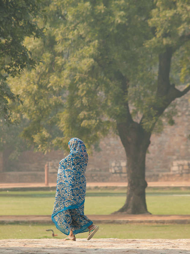 PC215916 
 Hidden, Gardens of Humayun's Tomb, Dlhi 
 Keywords: Delhi, Humayun's tomb, India, candid, monuments, people, street photography, trees