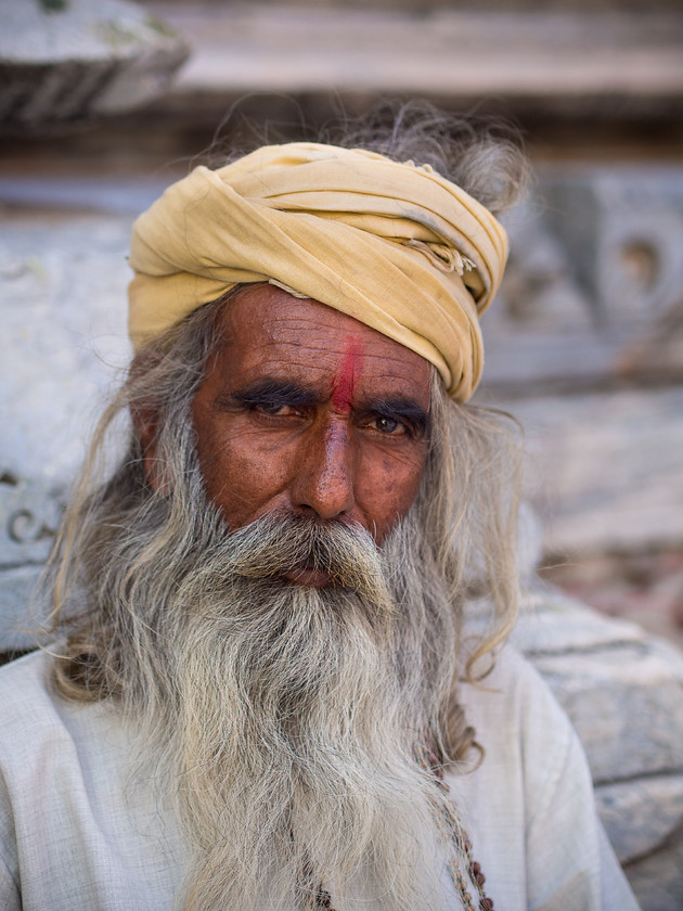 PA170721 
 Sadhu, Udaipur 
 Keywords: Hindu, Hinduism, India, Jagdish Temple, Olympus, Rajasthan, Udaipur, candid, people, street photography, travel