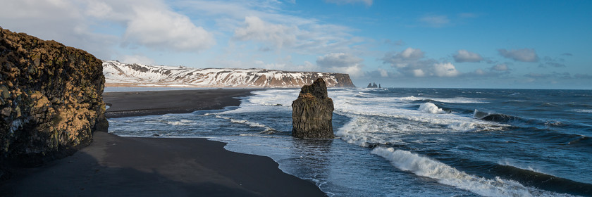 DSC1837 
 www.keithmuirphoto.co.uk 
 Keywords: Dyrhólaey, Iceland, Reynisdrangar, Vik, beach, coast, landscapes, sea, sea stacks, shore, travel, waves