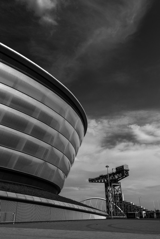 DSC 1896 
 Keywords: Glasgow, Hydro, SECC, Scotland, West of Scotland, architecture, black and white, buildings, city, mono