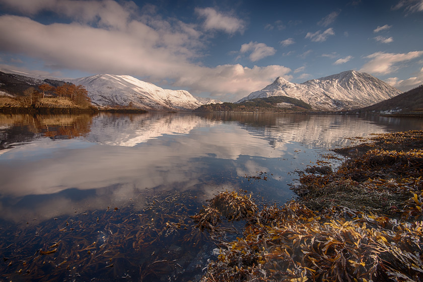 DSC 7235 HDR 
 Keywords: Ballachulish, Glencoe, Highlands, Loch Leven, Scotland, West Highlands, landscapes, mountains, snow, winter