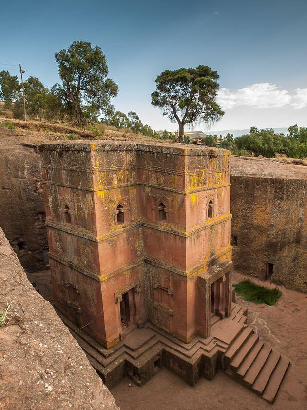 PA203189 
 Keywords: Africa, Bet Giyorgis, East Africa, Ethiopia, Lalibela, Olympus, Sub-Saharan Africa, rock hewn churches, travel