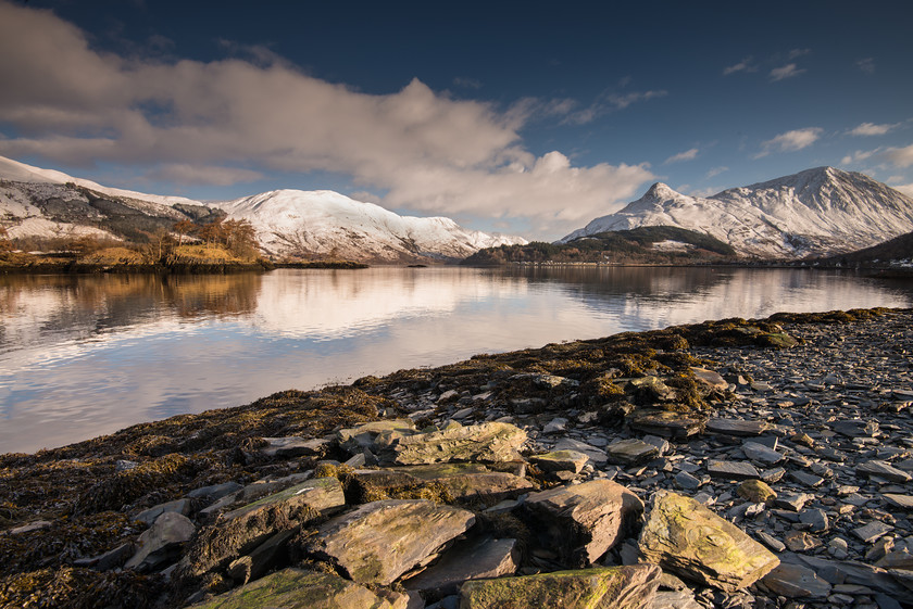 Loch Leven 
 Keywords: Ballachulish, Glencoe, Highlands, Loch Leven, Scotland, West Highlands, landscapes, mountains, snow, winter