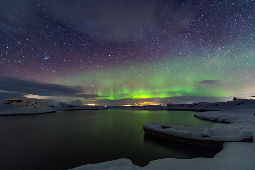 DSC4710 
 www.keithmuirphoto.co.uk 
 Keywords: Aurora Borealis, Dimmuborgir, Iceland, North East Iceland, Northern Lights, WPH, aurora, cold, lake, landscapes, night sky, snow, travel, winter